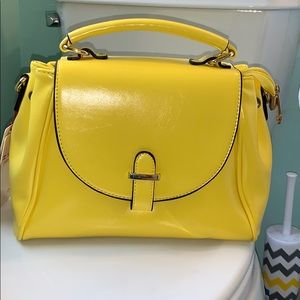 Yellow handbag